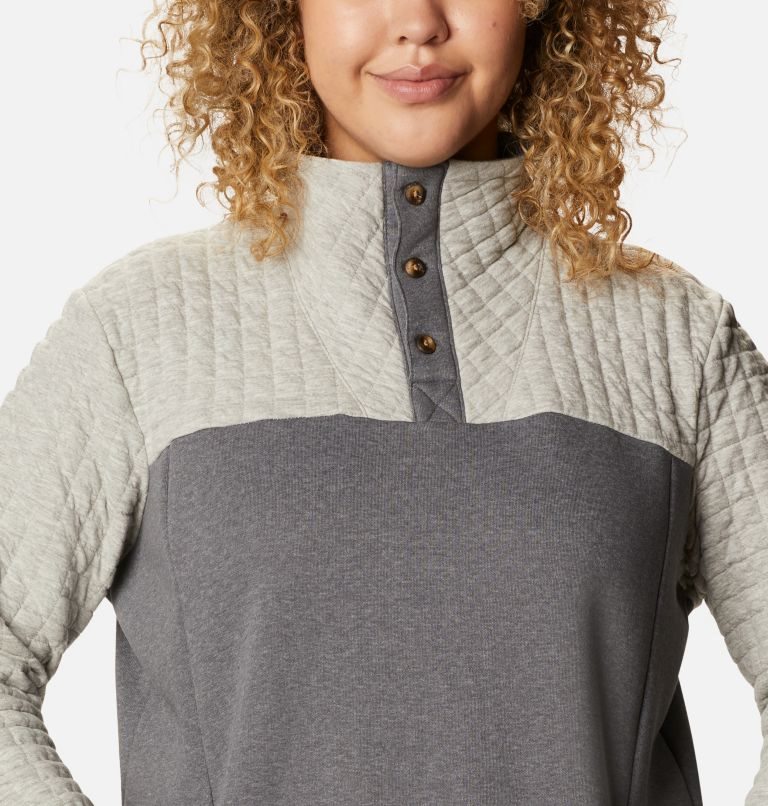 Women's Columbia Sunday Summit II Tunic Sweatshirts Grey | Plus Size CA-ZC45A